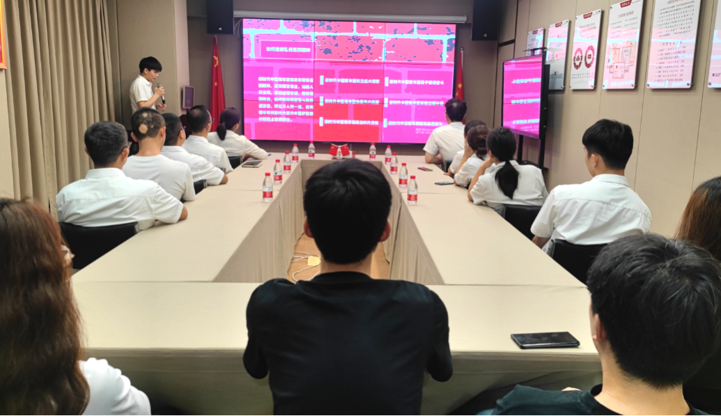 学党史 悟初心，昊源监理党支部组织学习党的二十大精神